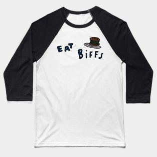 Eat Biffs Burger Baseball T-Shirt